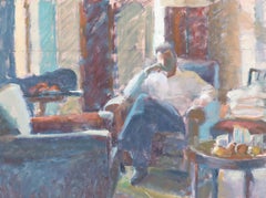 Pauline Plummer (b.1933) - 20th Century Oil, A Quiet Room