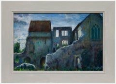 Pauline Plummer (geb. 1933) - 20. Jahrhundert Öl, Abbey Ruins