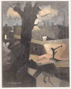 Pauline Plummer (geb. 1933) - 20. Jahrhundert Öl, After Dark