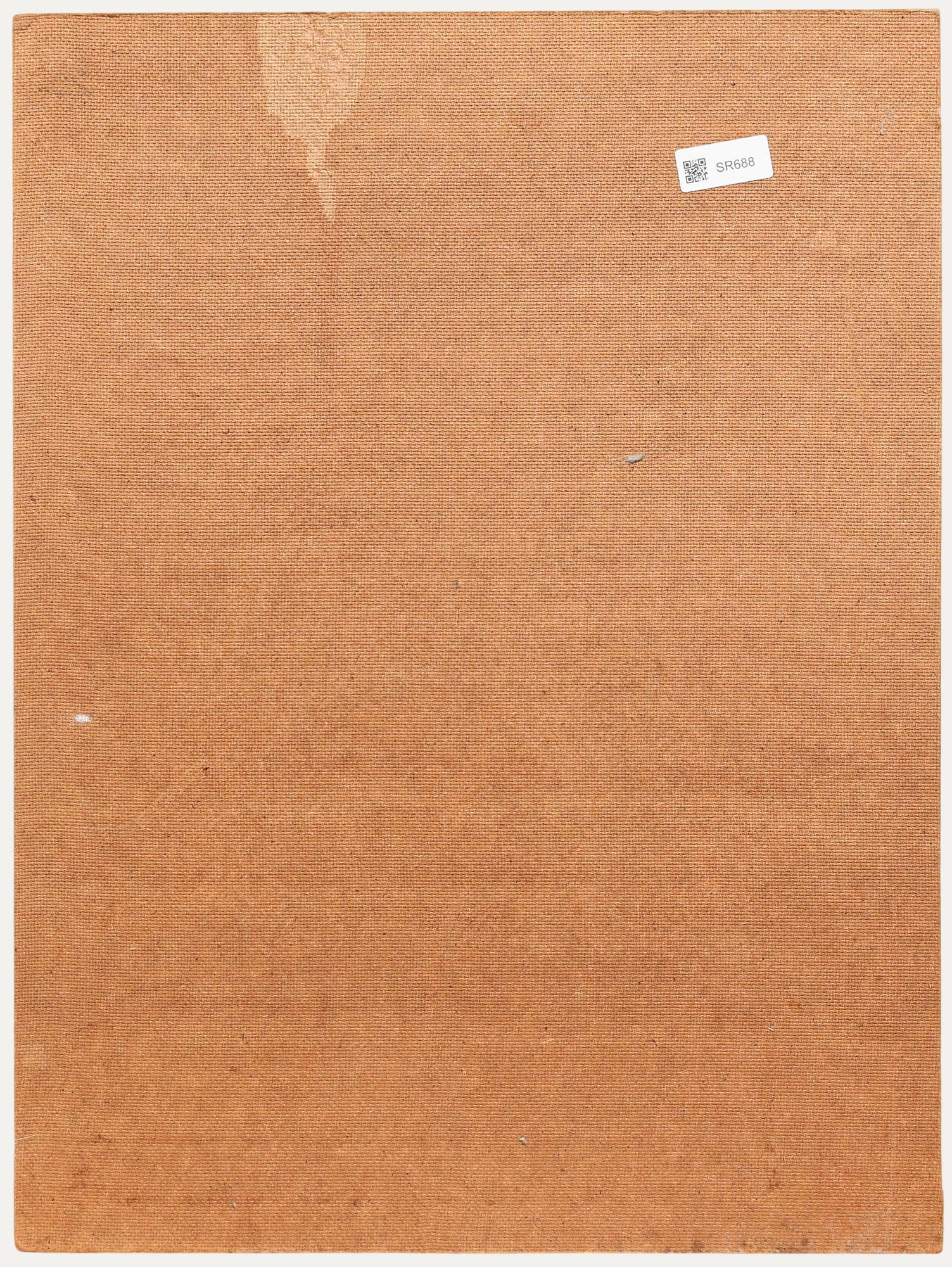 Pauline Plummer (geb. 1933) - 20. Jahrhundert Öl, Rosa Alpenveilchen im Angebot 2