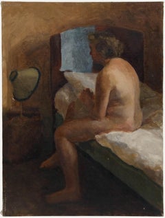 Pauline Plummer (b.1933) - 20th Century Oil, Ready for Bed