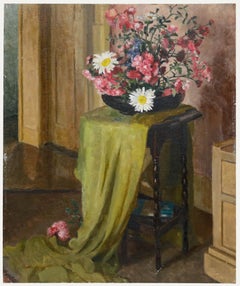 Pauline Plummer (b.1933) - 20th Century Oil, Still Life on a Small Table