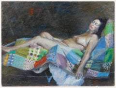 Pauline Plummer (b.1933) - 20th Century Oil, The Patchwork Quilt