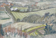 Pauline Plummer (b.1933) - 20th Century Oil, View Near Charleston