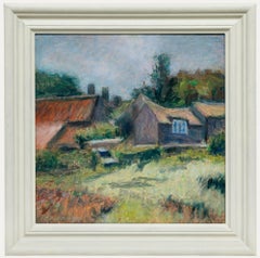 Pauline Plummer (b.1933) - Contemporary Oil, A View of the Farm