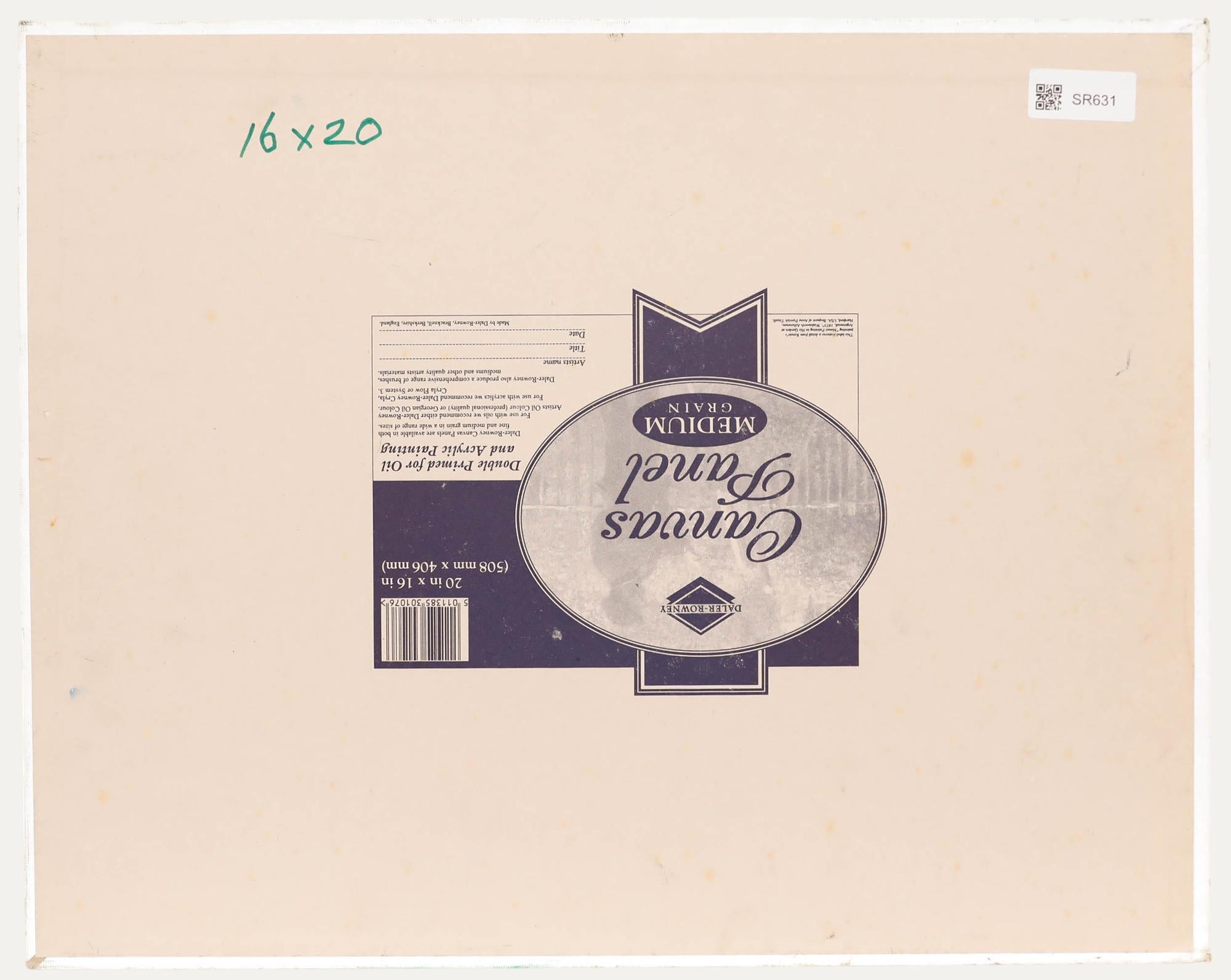 Pauline Plummer (geb. 1933) - Zeitgenössisches Öl, Ein Blick auf die Gurke im Angebot 2
