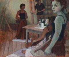 Pauline Plummer (née en 1933) - Huile contemporaine, Clélia