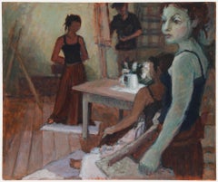 Pauline Plummer (née en 1933) - Huile contemporaine, Clélia