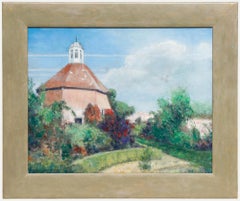 Pauline Plummer (geb. 1933) - Zeitgenössisches Öl, Felbrigg Hall Gardens, Norfolk