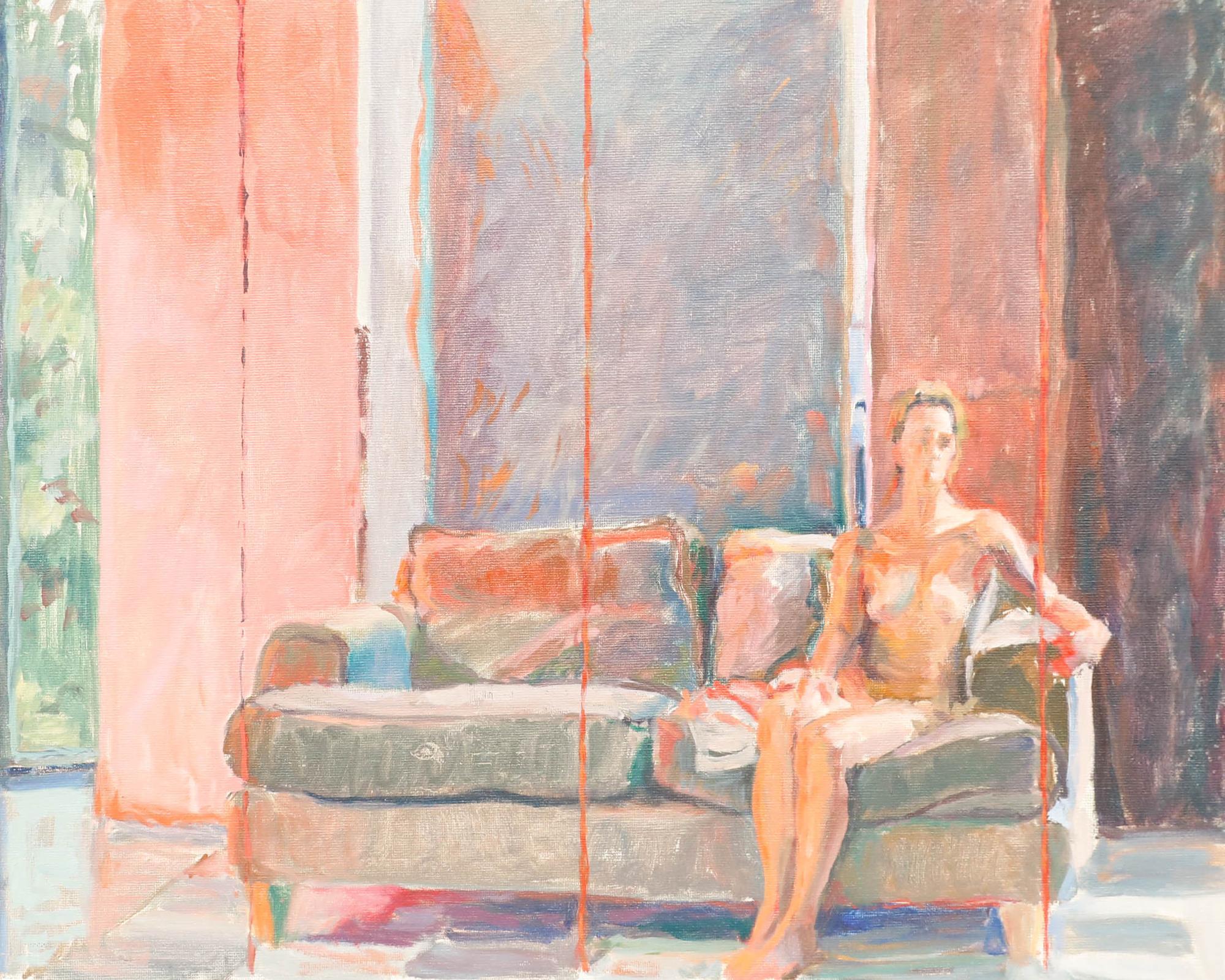 Pauline Plummer (b.1933) - Contemporary Oil, In the Summer Heat For Sale 1