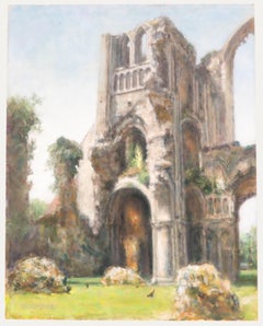 Pauline Plummer (geb. 1933) - Zeitgenössisches Öl, The Abbey