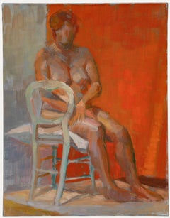 Pauline Plummer (b.1933) - Contemporary Oil, The Orange Room