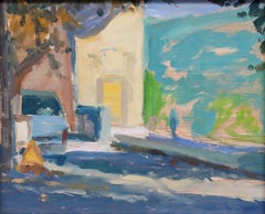 Pauline Plummer (b.1933) - Framed 20th Century Oil, The Holiday Villa