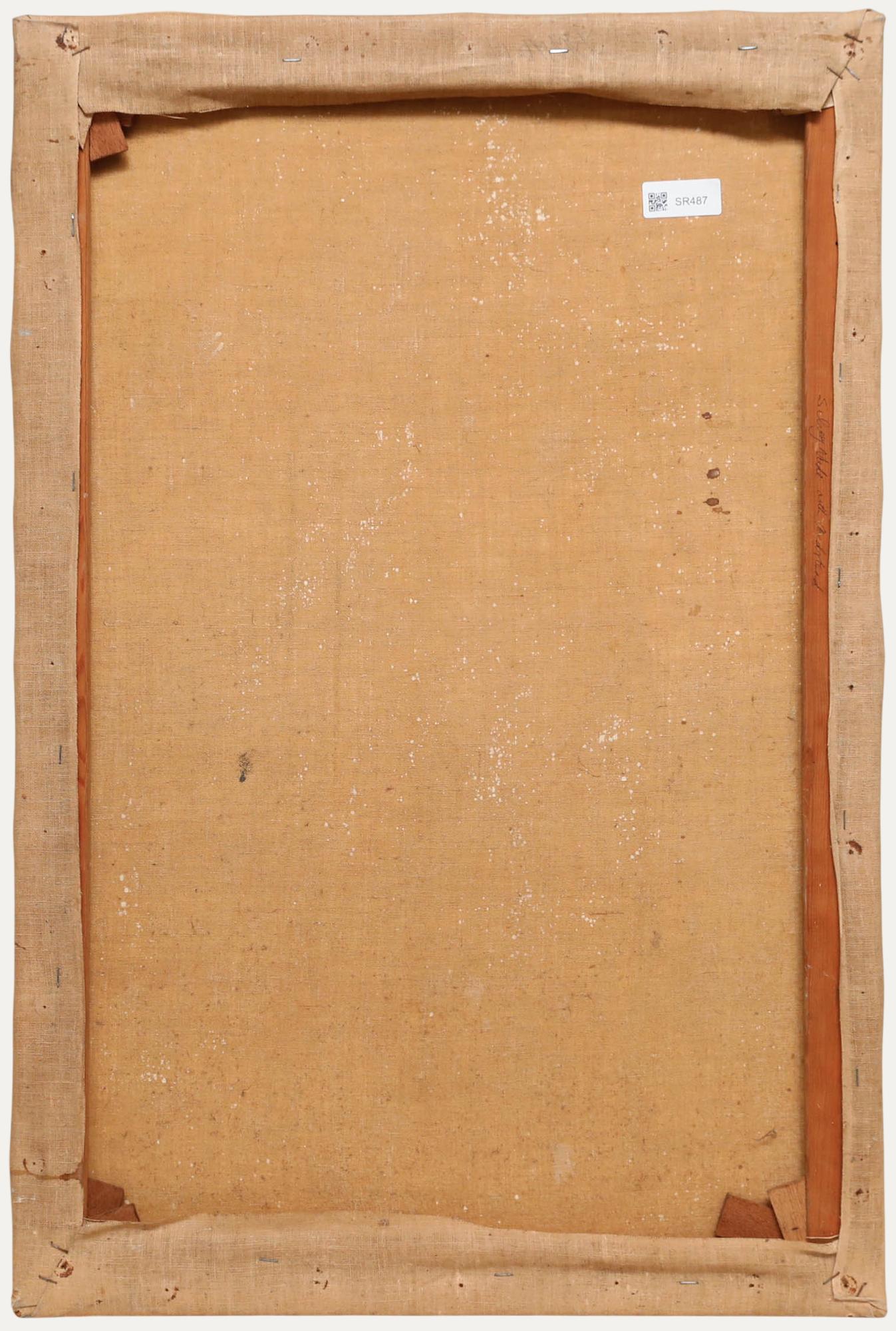 Pauline Plummer (n.1933) - Mediados del siglo XX Óleo, Desnudo en el dormitorio en venta 2