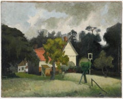Pauline Plummer (geb. 1933) - Mitte 20. Jahrhundert Öl, The Old Inn