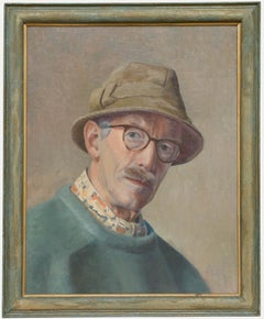 W. H. B&H. B. - Huile encadrée du 20e siècle, Self-Portrait