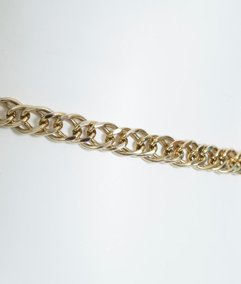 Vintage Pauline Rader Gold Tone Chain Link‎ Belt 34” Vintage Pauline‎ Rader Gold Tone Chain Link Belt 34” main image 4