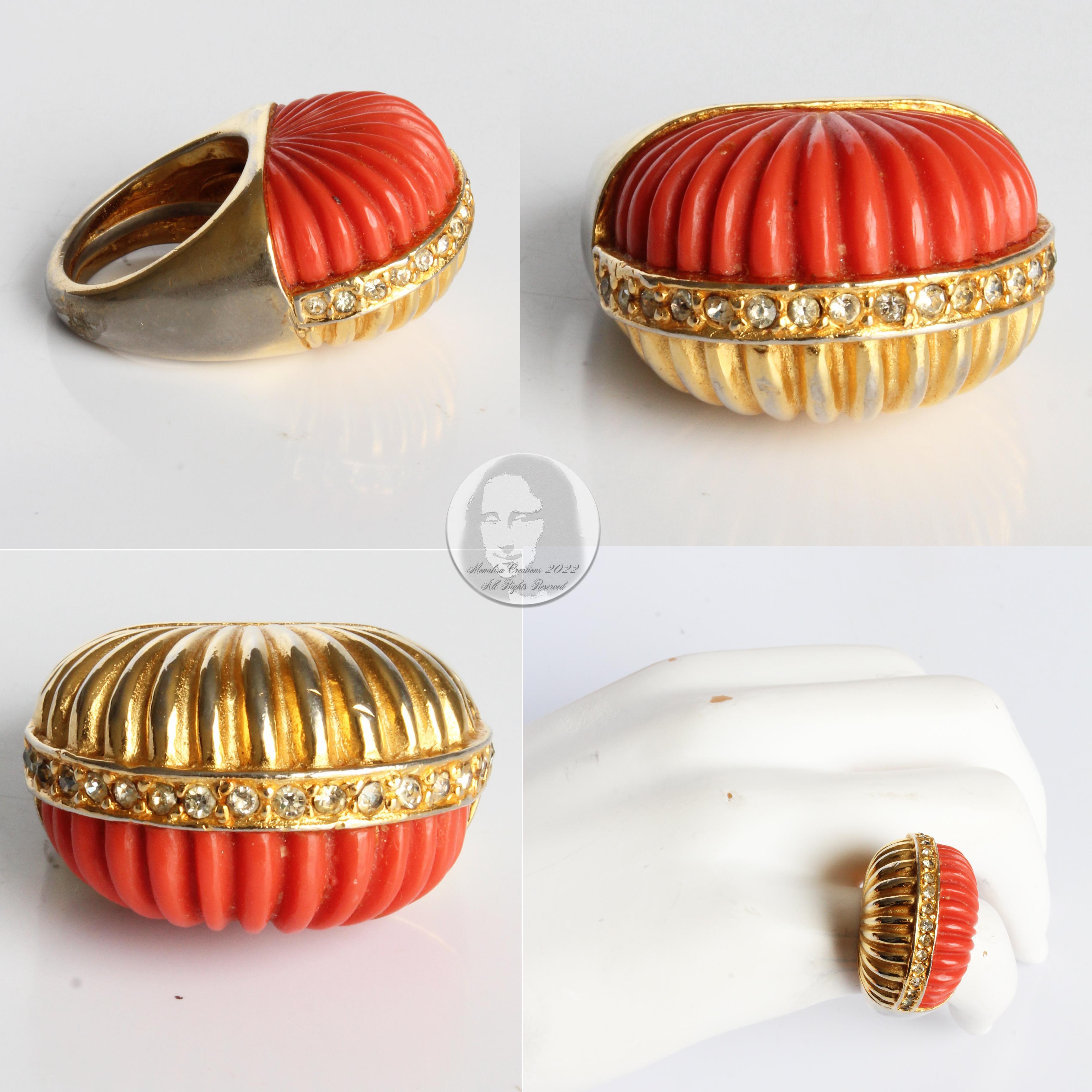 Pauline Rader Jewelry Set Pendant Necklace, Clamper Bracelet + Ring Vintage 70s For Sale 2