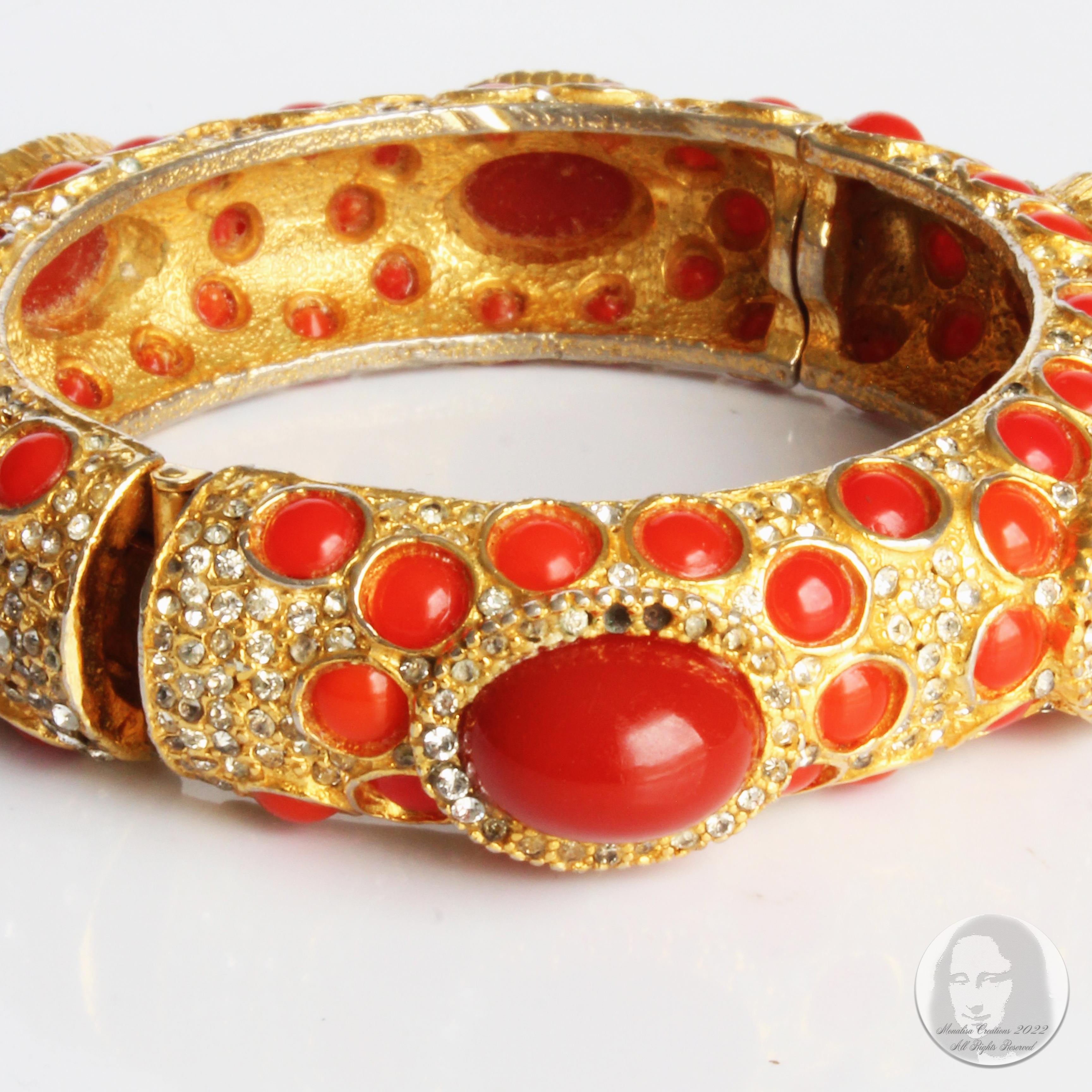 Pauline Rader ensemble collier pendentif, bracelet à pinces et bague vintage des années 70 en vente 10