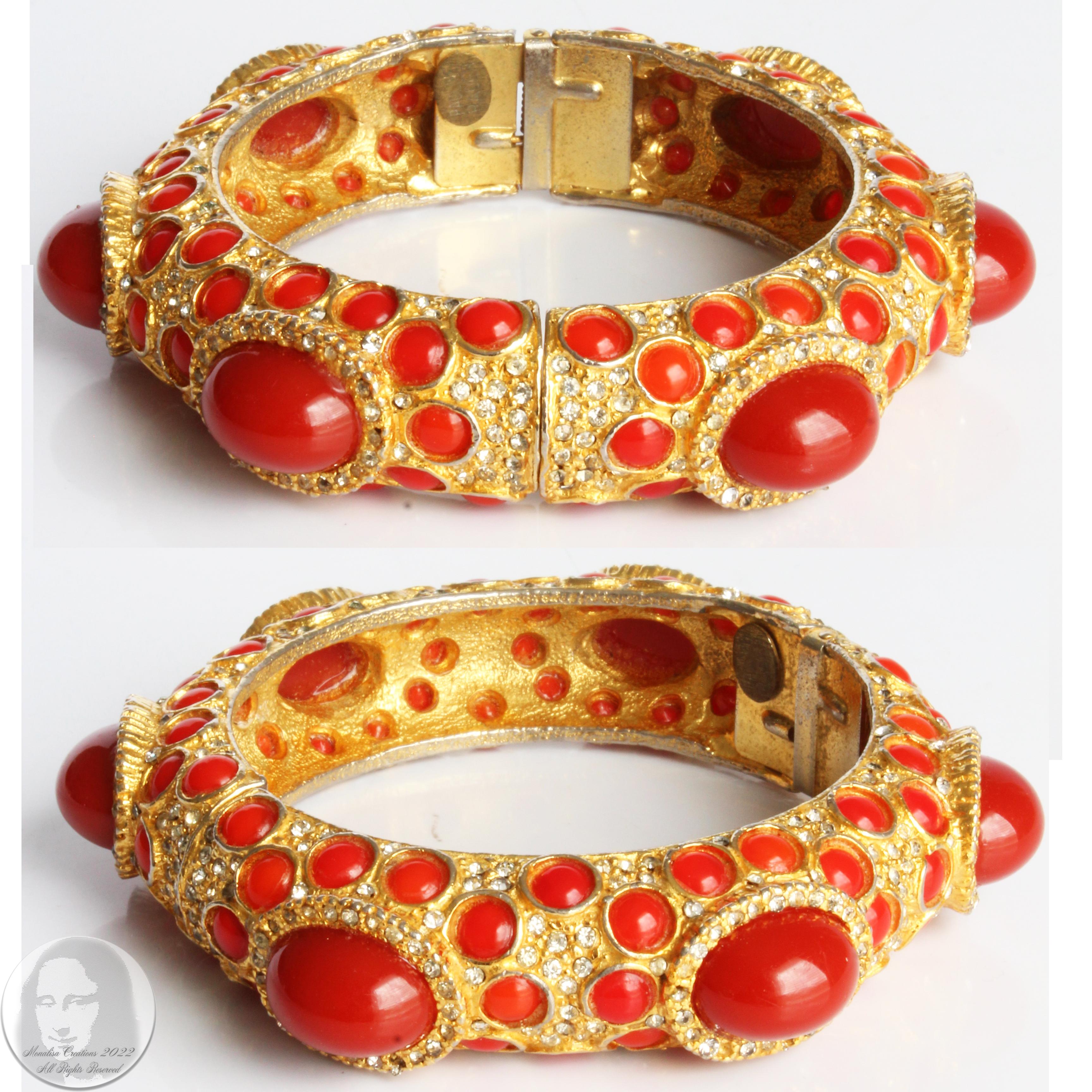 Pauline Rader ensemble collier pendentif, bracelet à pinces et bague vintage des années 70 en vente 11
