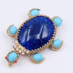 Pauline Rader Vintage Turtle Brooch