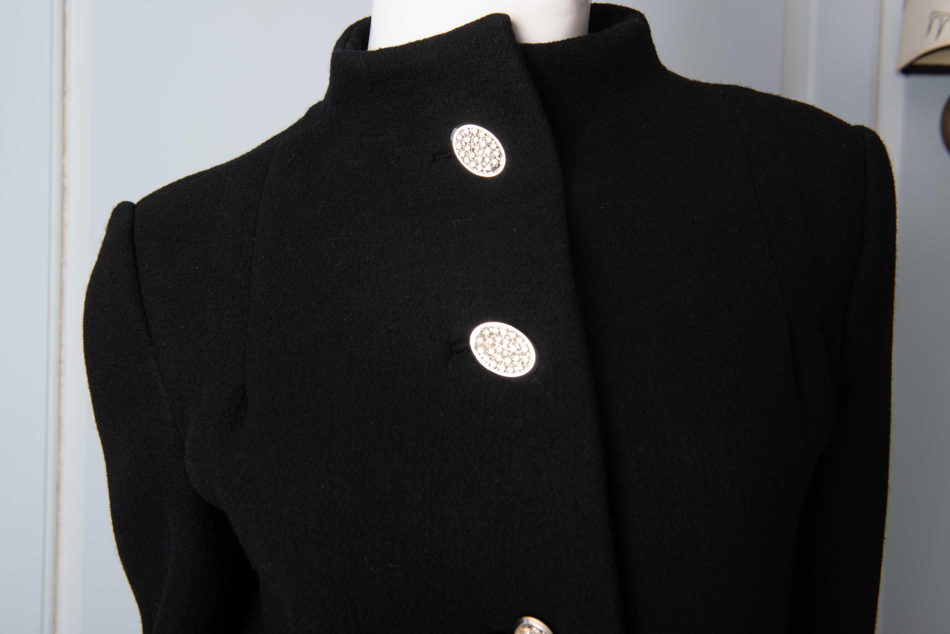 empire waist wool coat