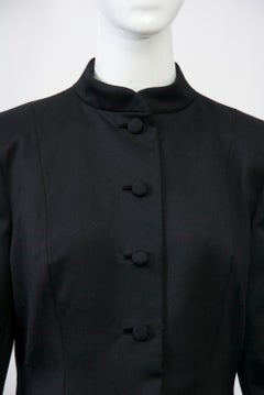 Pauline Trigère Jacke mit Fuchsbesatz