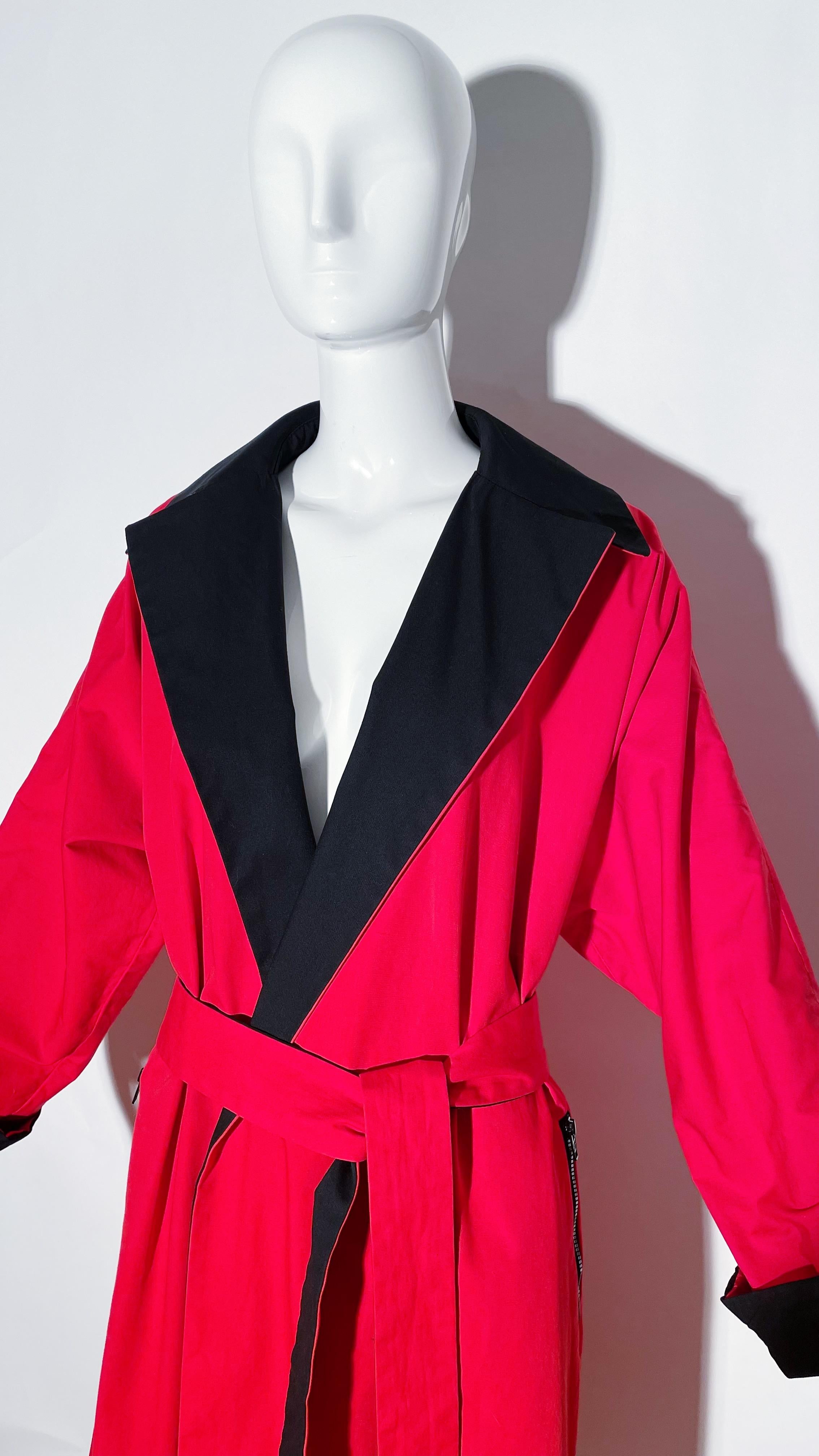 Pauline Trigere Trench-coat réversible avec ceinture  en vente 3