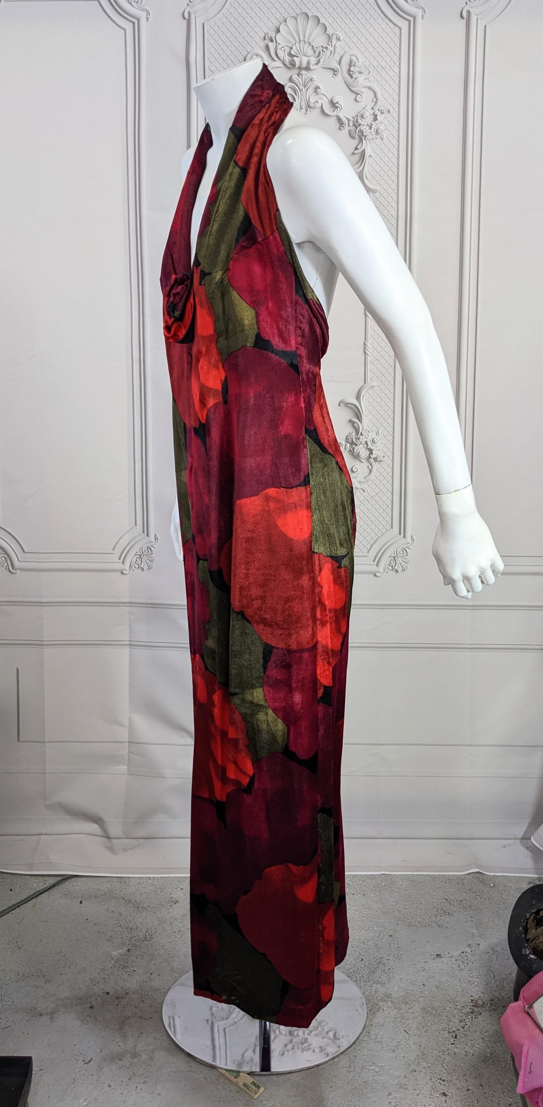 Pauline Trigere - Costume de soirée en velours de soie en vente 10