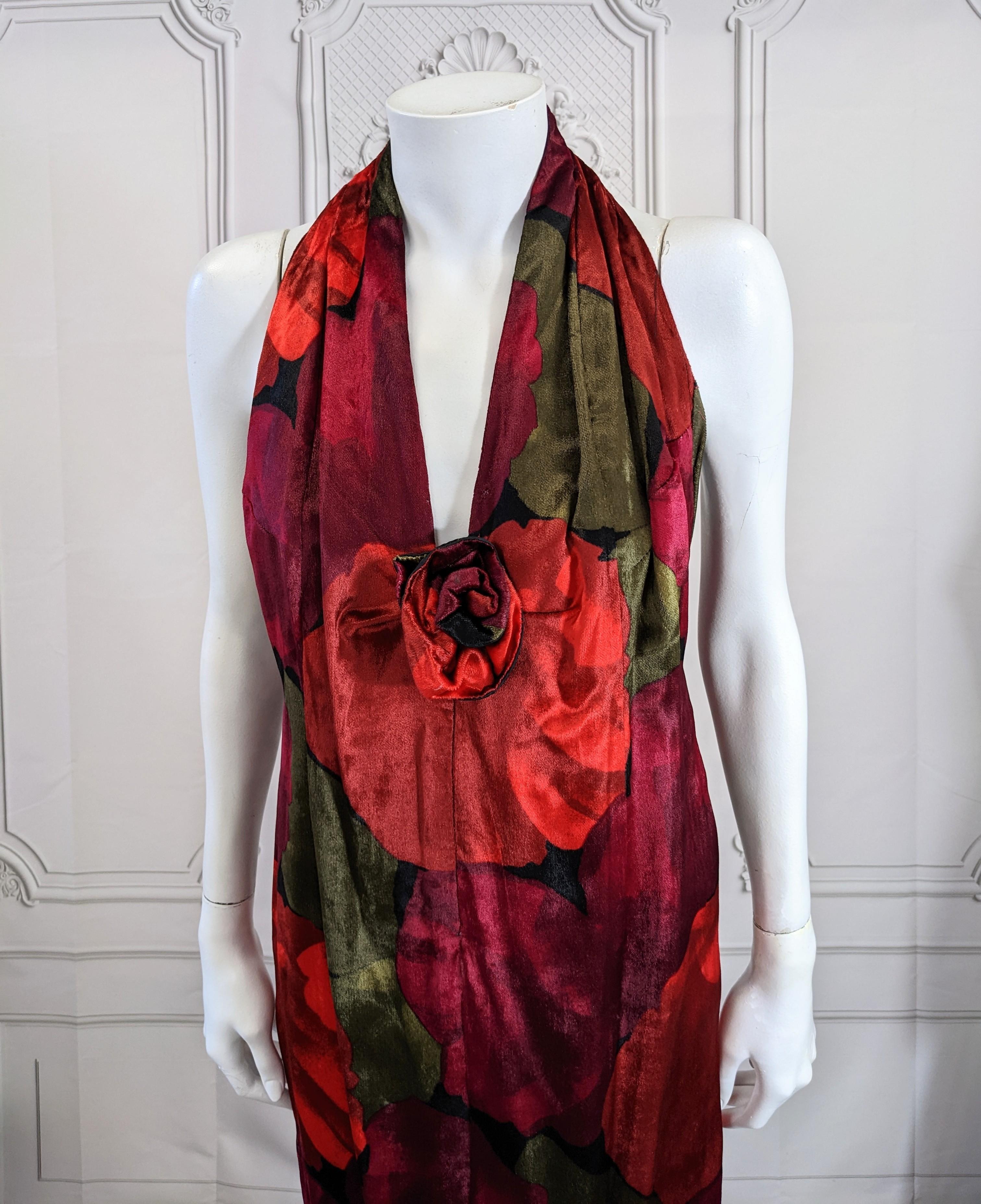 Pauline Trigere Silk Velvet Evening Suit For Sale 11