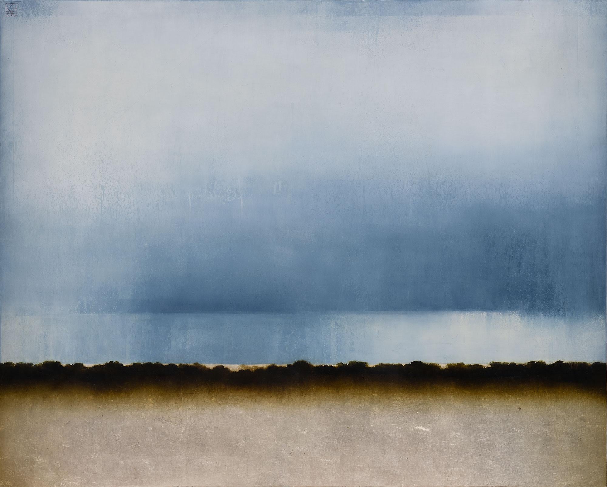 Pauline Ziegen Landscape Painting - The Silence Then the Rain