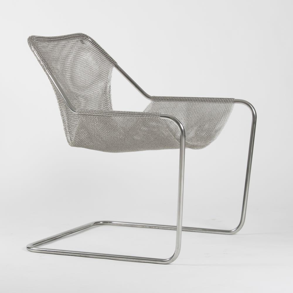 Paulistano-Stuhl – Mesh-Ausgabe (Poliert) im Angebot