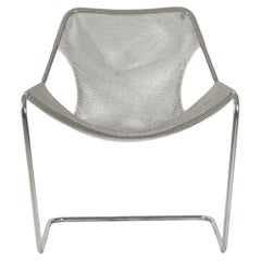 Paulistano-Stuhl aus Mesh und Edelstahl von Objekto