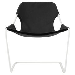 Paulistano Outdoor Char Fabric And White Steel Chair by Objekto