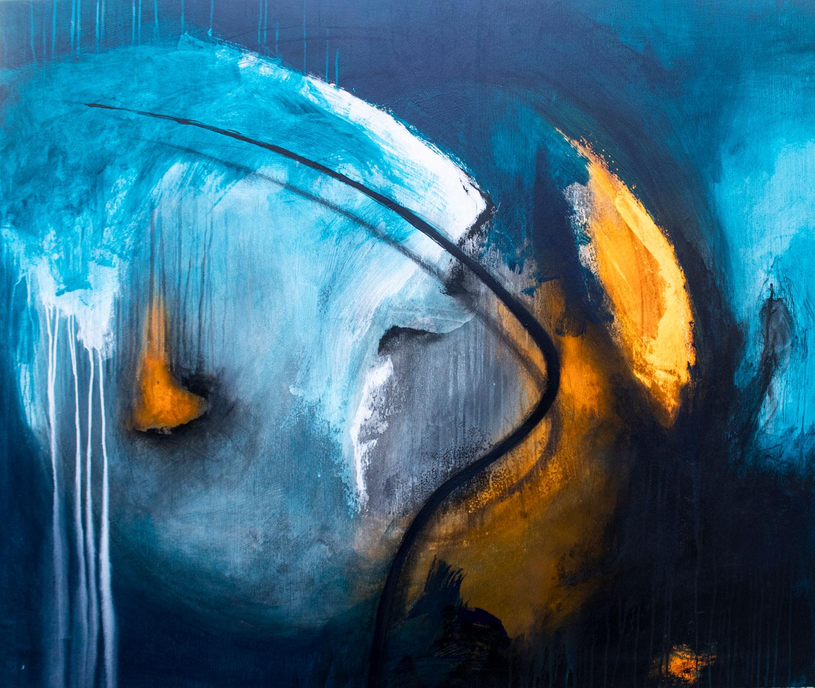 Paulo Canilhas Abstract Painting - Let Me Jump In Your Game