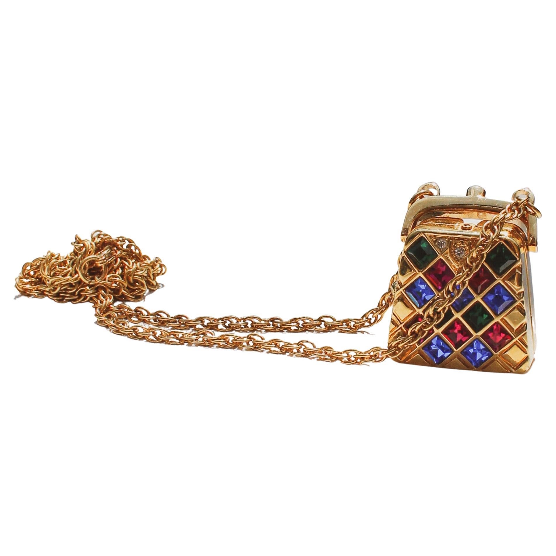 Paulo Gucci Necklace 1980s Watch Pendant