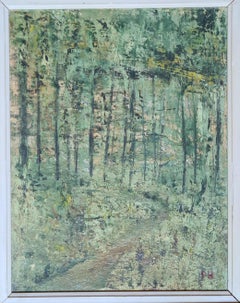 A Walk in the Forest, Impressionist View of a Wooded Landscape