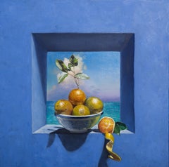 Orange Delight, Painting, Oil on Canvas`