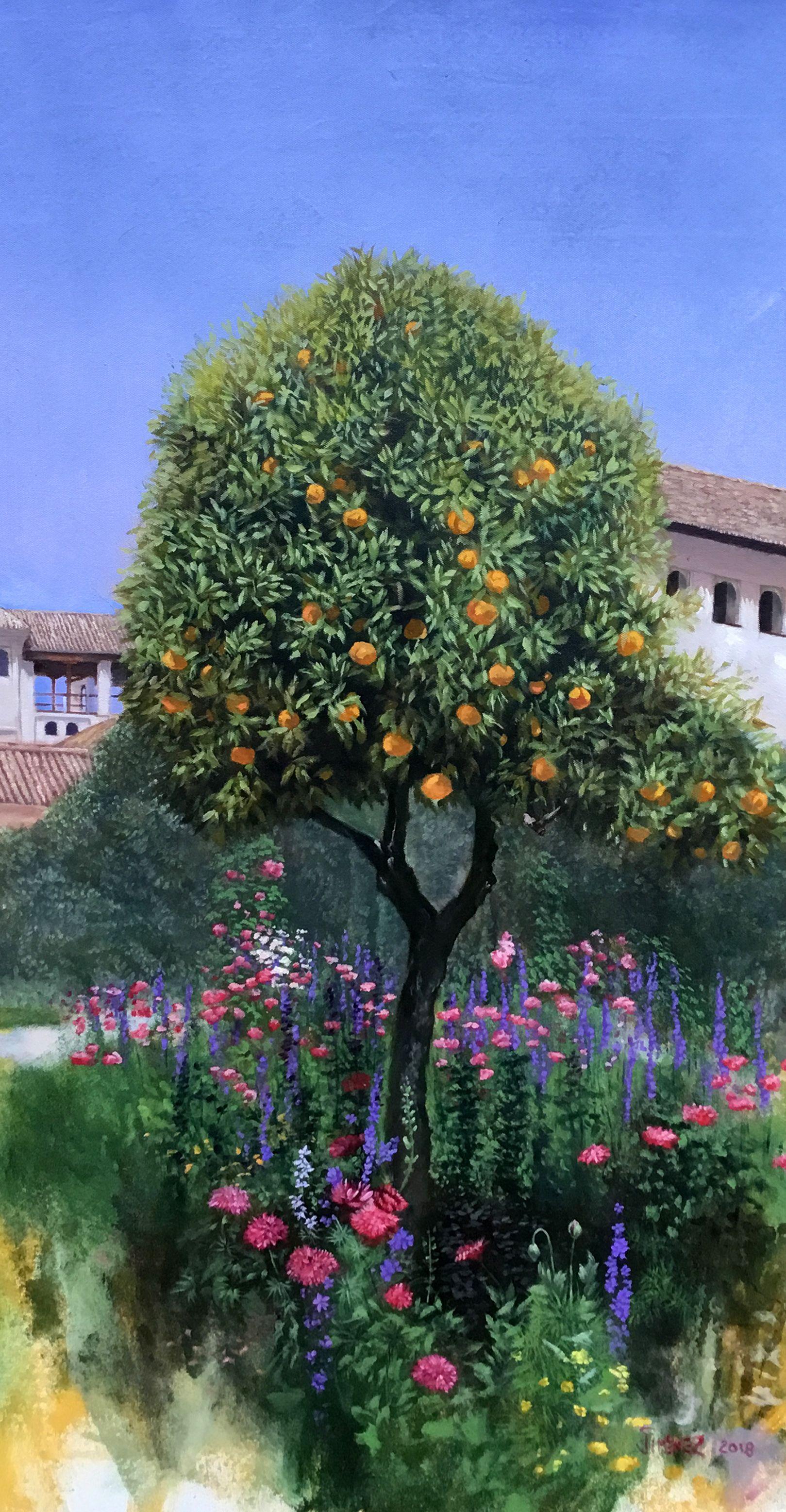 orange tree paintings