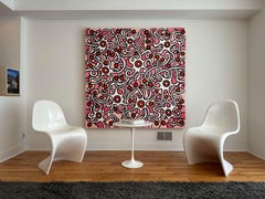 Paulo Machado Large-Scale Contemporary Acrylic Painting - Man Made Red Tide