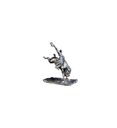 Antique Troubetzkoy Paulo (1866 - 1938)+ Bronze Cowboy Sculpture