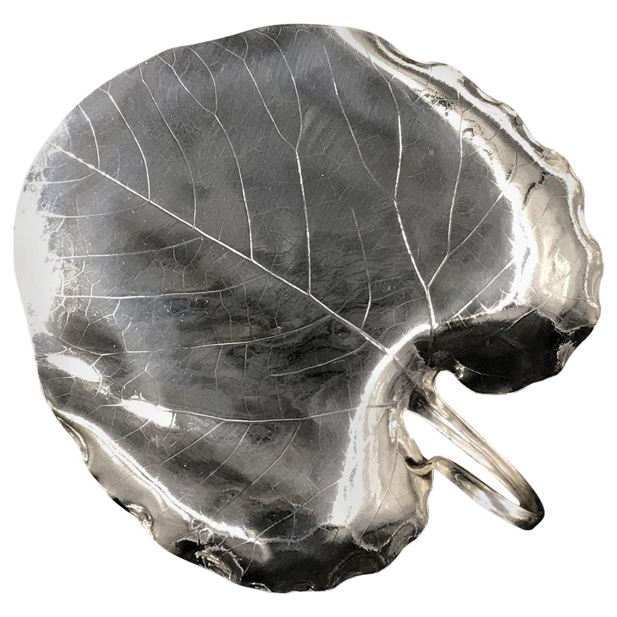 Paulownia Leaf Platter by Christofle, circa 1880