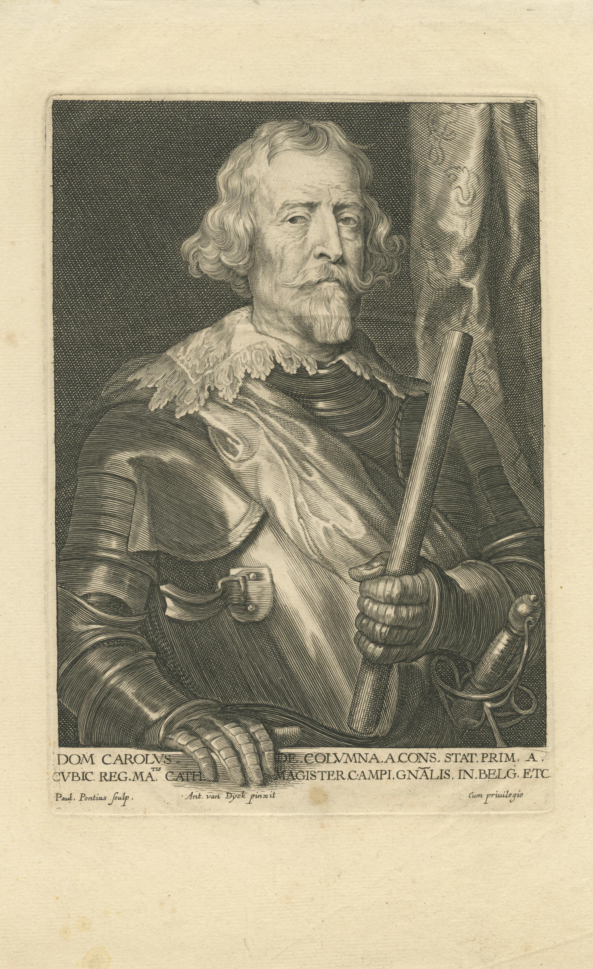 Porträt von Carlos de Colonna, Marques de la Espinar