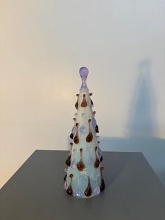 Pauly & C. Murano Opaline Glass Christmas Tree Sculpture