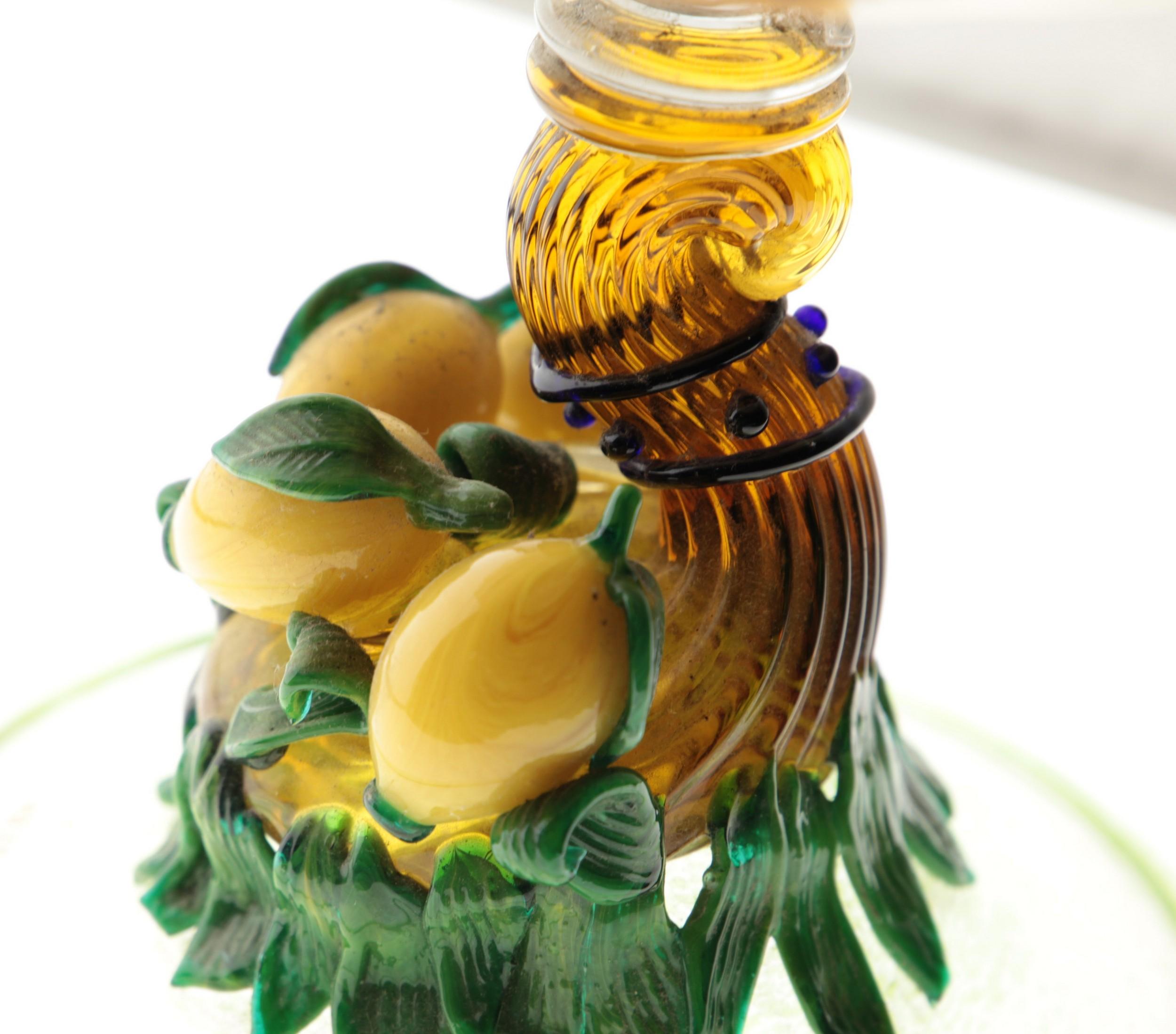Pauly Venice Cornucopia Footed Bowl, Murano Glass, Gold Leaf Applications, 1960s 8