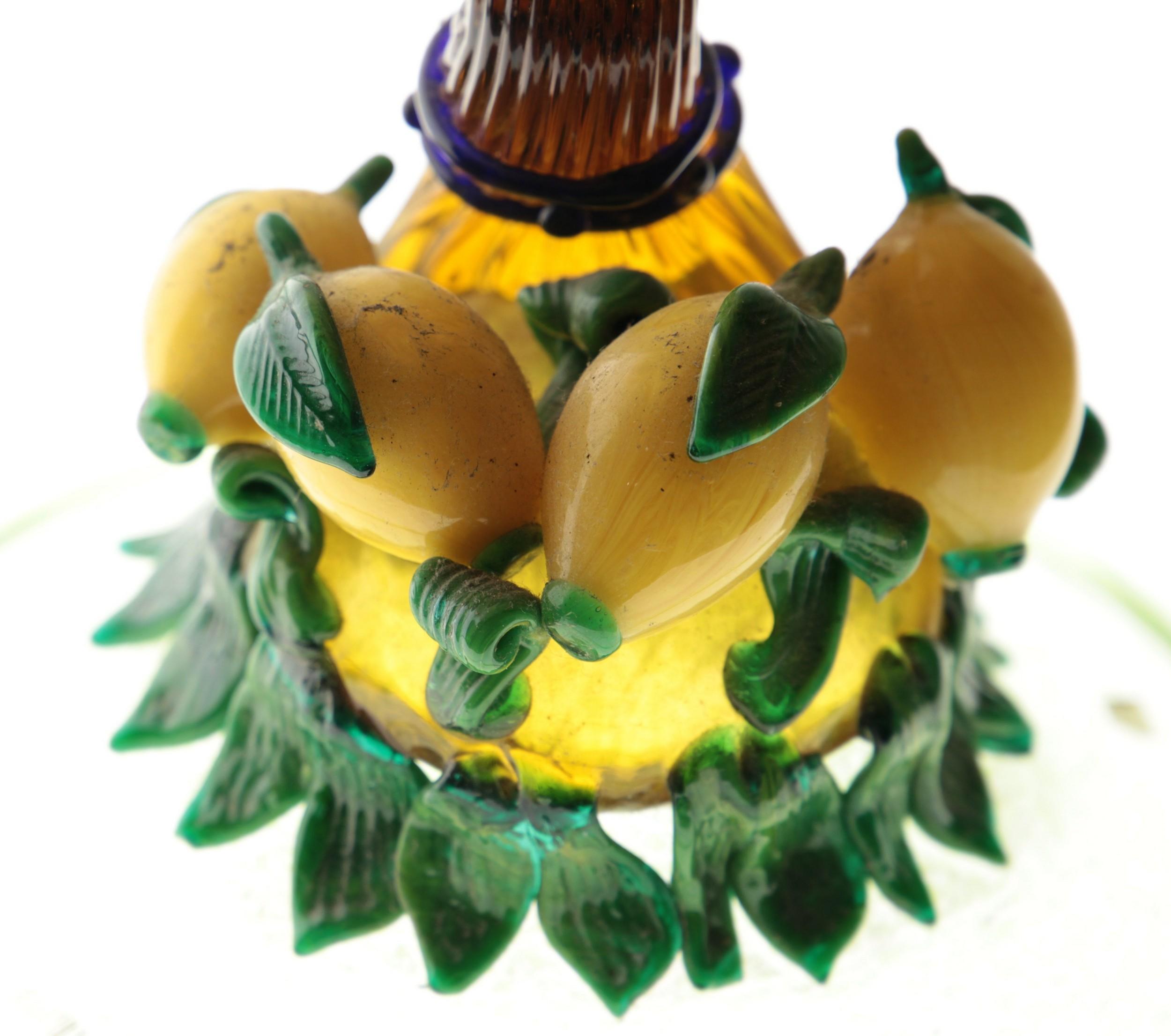 Pauly Venice Cornucopia Footed Bowl, Murano Glass, Gold Leaf Applications, 1960s 10