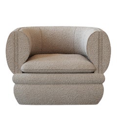 Paus Armchair Salmon Boucle by Hermhaus Paus Armchair Salmon Boucle by Hermhaus