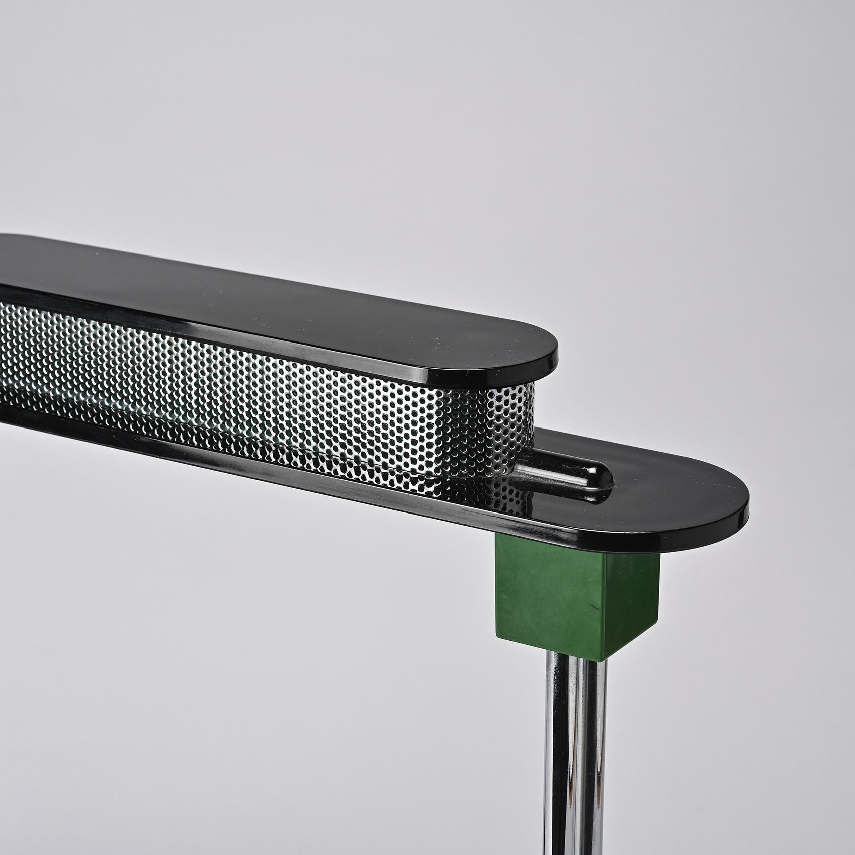 Metal Pausania Table Lamp by Ettore Sottsass, circa 1983  For Sale