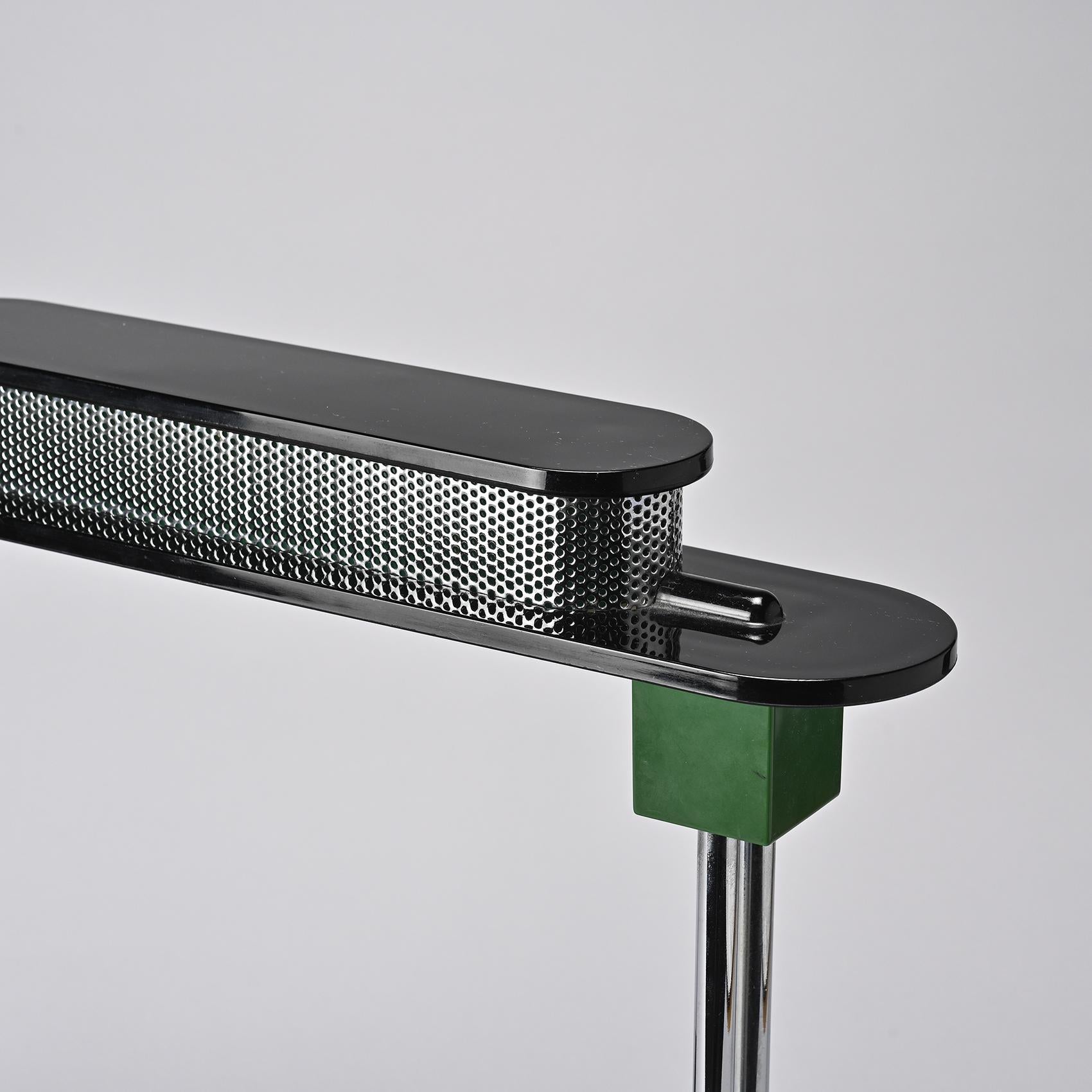 Metal Pausania Table Lamp by Ettore Sottsass, circa 1983