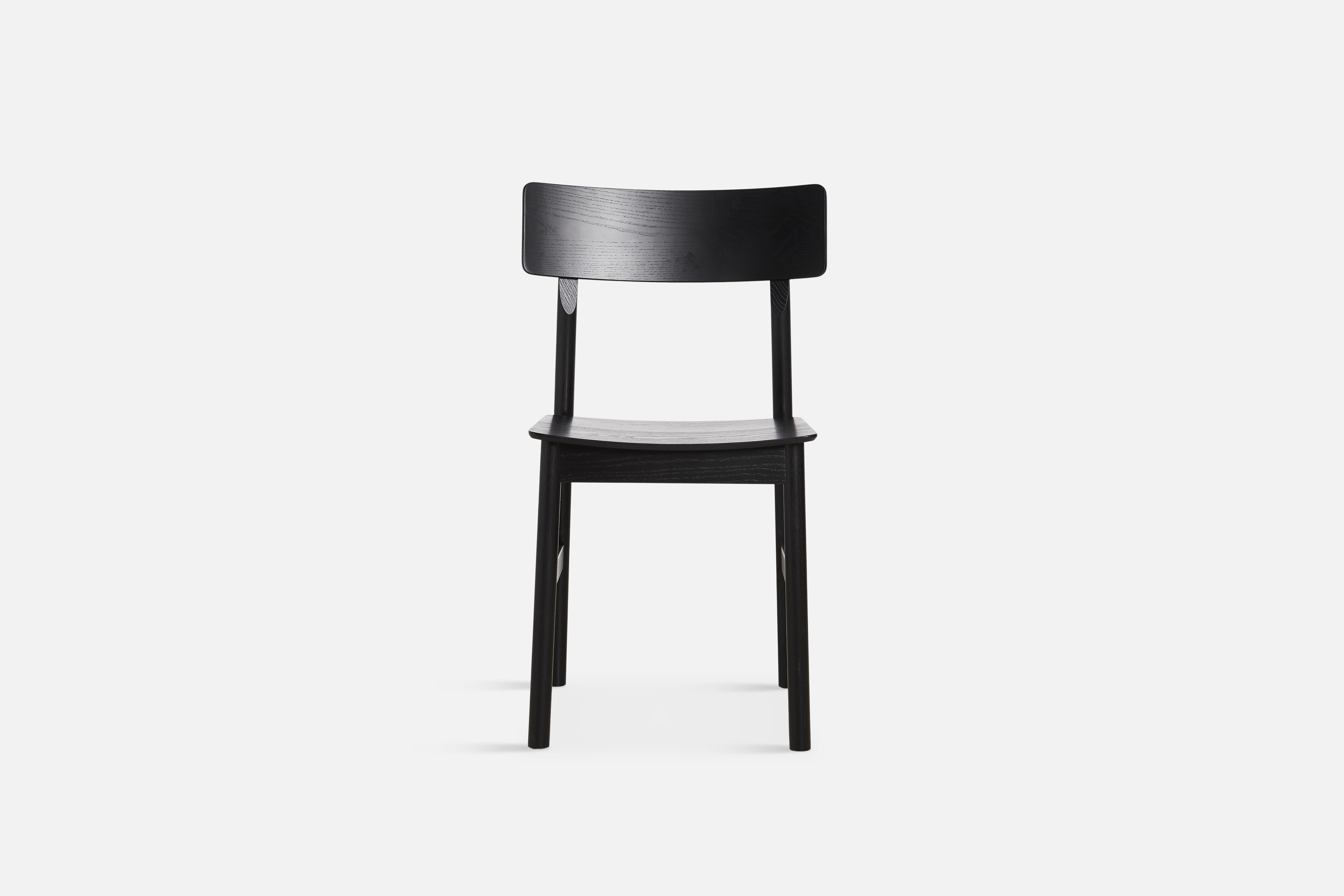 Post-Modern Pause Black Ash Dining Chair 2.0 by Kasper Nyman For Sale